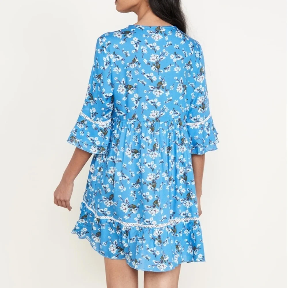 Playa‎ Lucila Blue Floral Dress